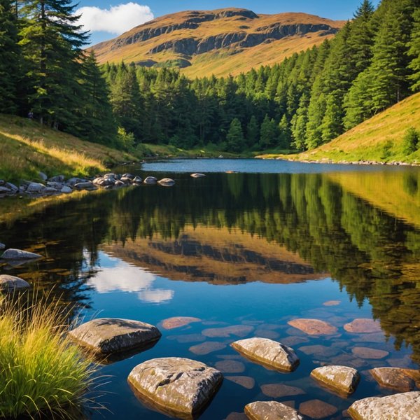 How to find a holiday rental in the Scottish Highlands with access to wild swimming spots?